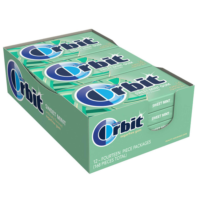 Orbit SF Sweetmint Gum 12 ct 14 Stks