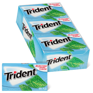 Trident Mint Bliss Gum 15 ct 14 pcs