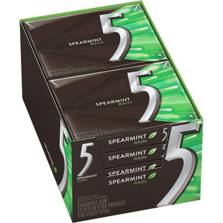 Five Rain Spearmint Gum 12 ct 15 Sticks