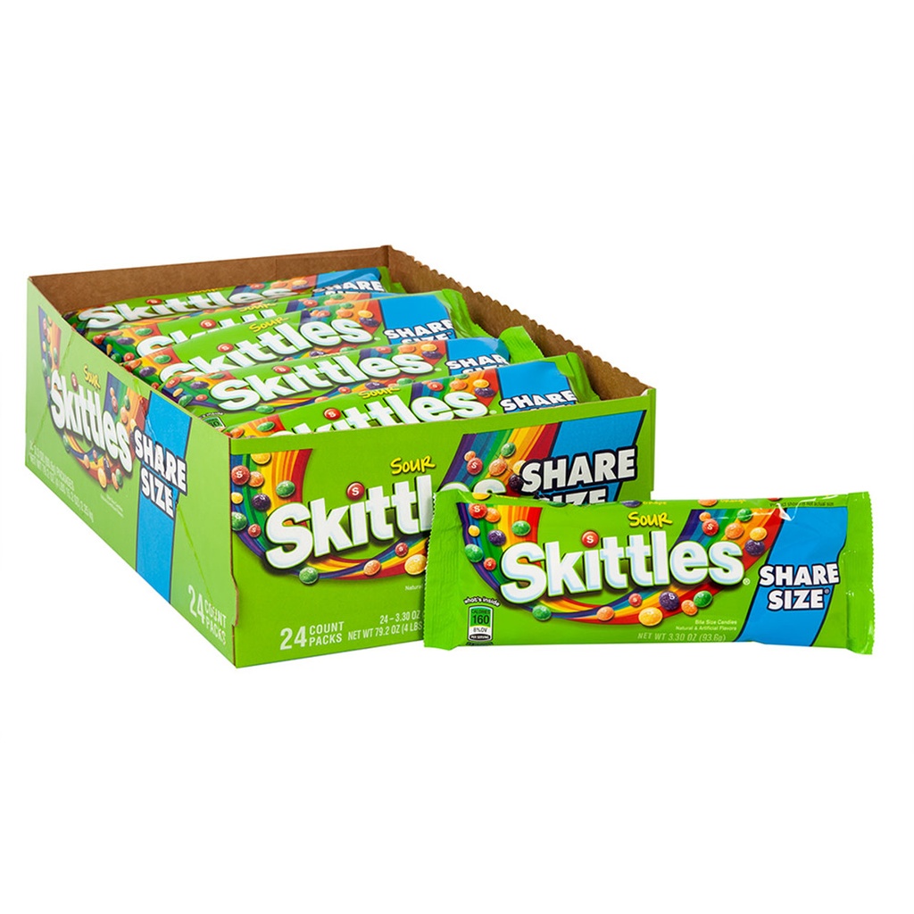 Skittles Sour King Size 24 ct 3.3oz