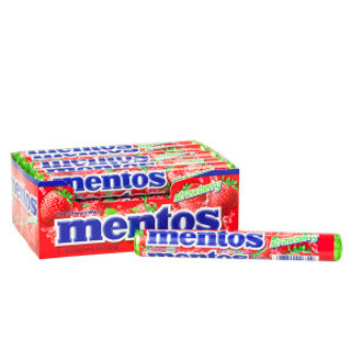 Mentos Strawberry Mints 2-15 ct 1.32 oz