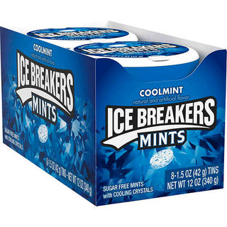 Ice Breakers Sugar Free Mints Cool Mint 8ct 1.5oz