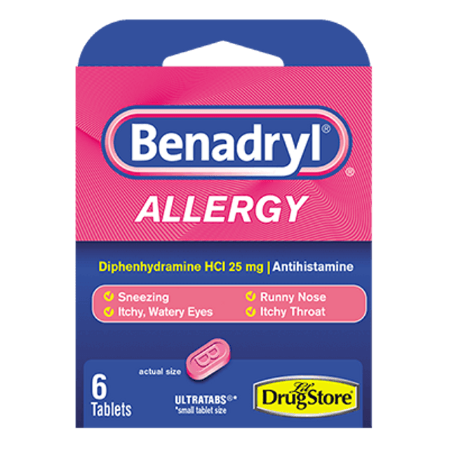 Benadryl Allergy 3 Dose 6pack 6ct