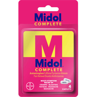 Midol Complete 4 caplets 6 ct