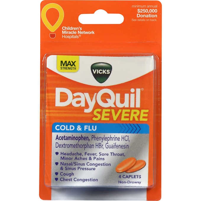 [18073] Dayquil Cold & Flu 2-Dose 6pck 4ct
