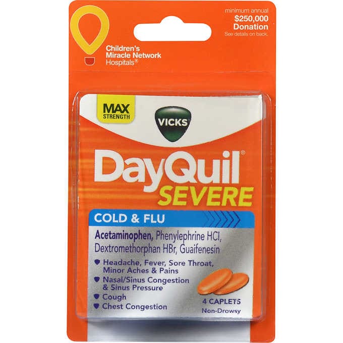 Dayquil Cold & Flu 2-Dose 6pck 4ct