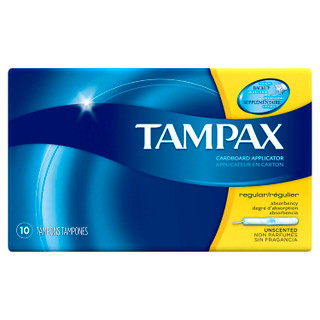 Tampax Regular Tampons 10/pk 12pks