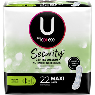 Kotex Maxi Pads Heavy 22ct