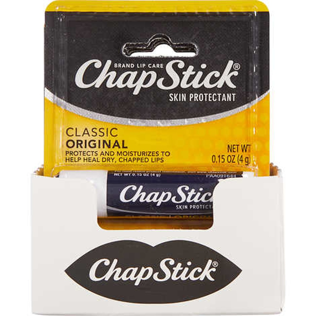 ChapStick Lip Balm Original Flavor 12 ct 0.15 oz