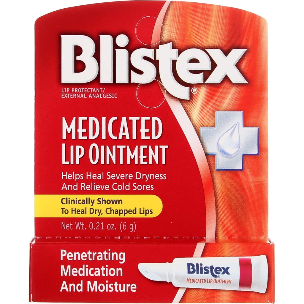 Blistex Lip Ointment Medicated Tube Carded 1ct .21oz