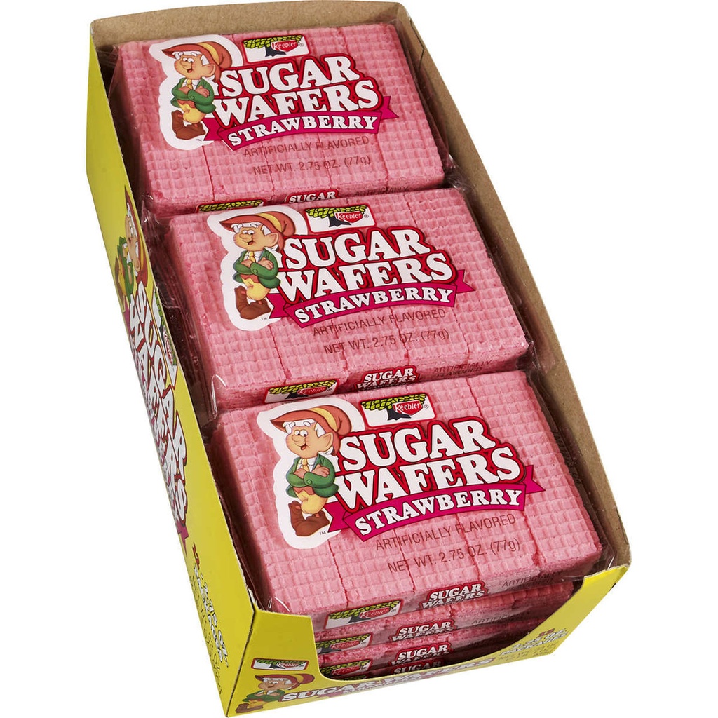 Keebler Sugar Wafers Strawberry 12 ct 2.75 oz