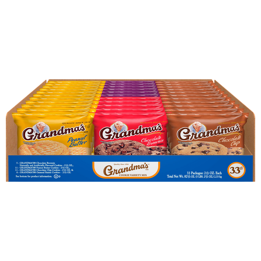 Grandma's Cookies Asst 33ct