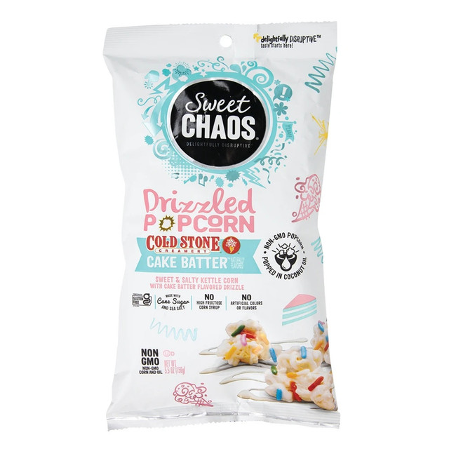 Sweet Chaos Popcorn Cold Stone Cake Batter 8ct 1.5oz