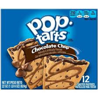 PopTarts Chocolate Chip 2 pack 6 ct