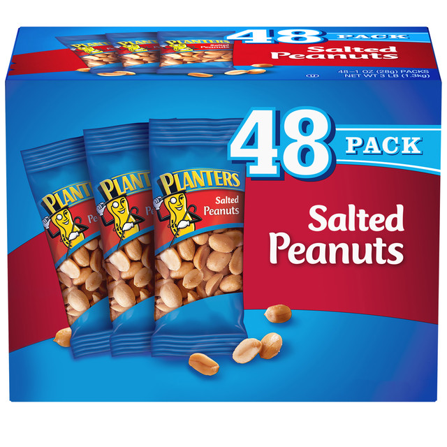 Planters Salted Peanuts 48 ct 1 oz