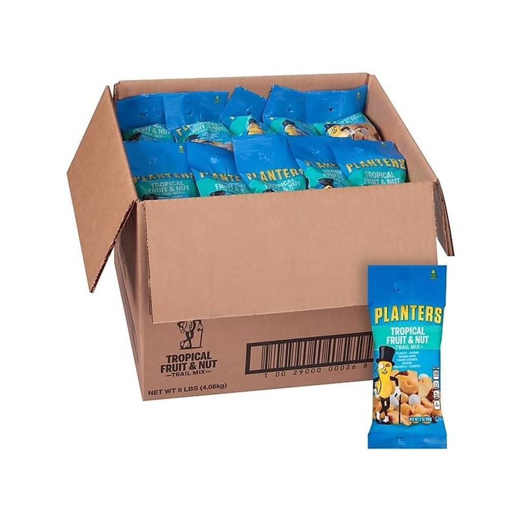 Planters Tropical Fruit & Nuts 72 ct 2 oz