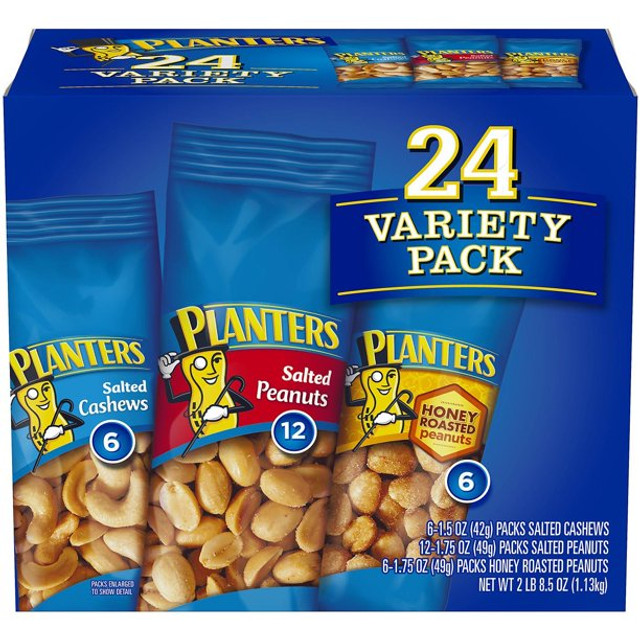 Planters Variety Pack 24 ct 1.75 oz