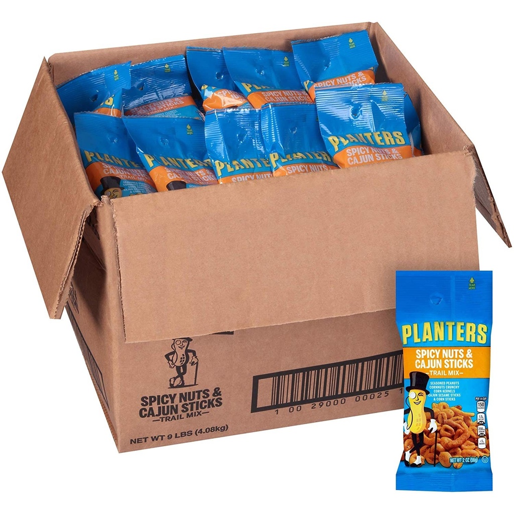 Planters Cajun Trail Mix 72 ct 2 oz