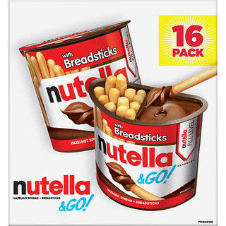 Nutella & Go Hazelnut Spread with Breadsticks 16 ct 1.8 oz