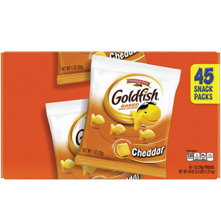Goldfish Baked Snack Crackers Cheddar 1 oz 45 ct