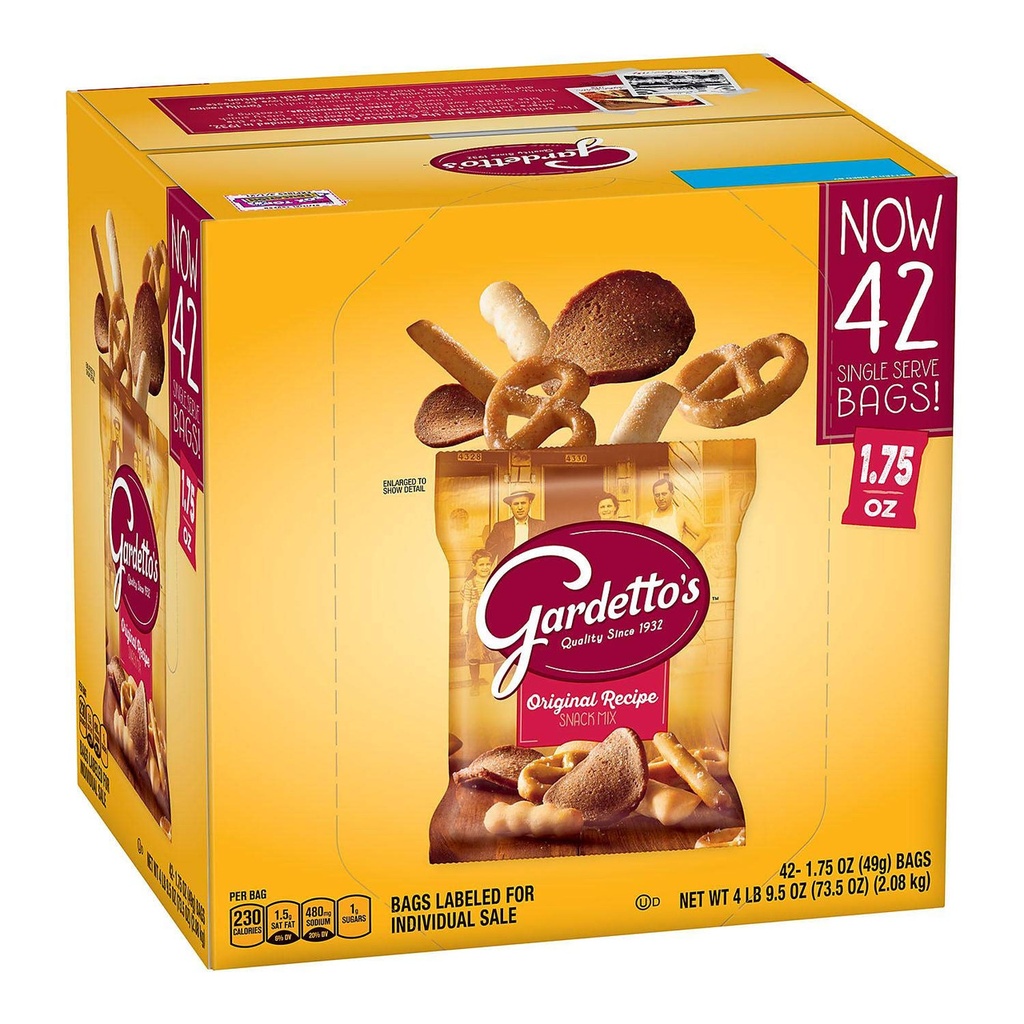 Gardettos Original Recipe Snack Mix 42 ct 1.75 oz