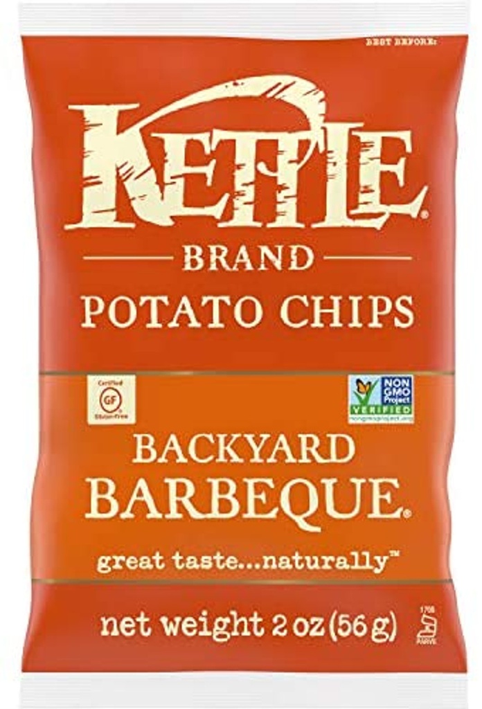 Kettle Potato Chips Backyard Barbeque 24ct 2oz