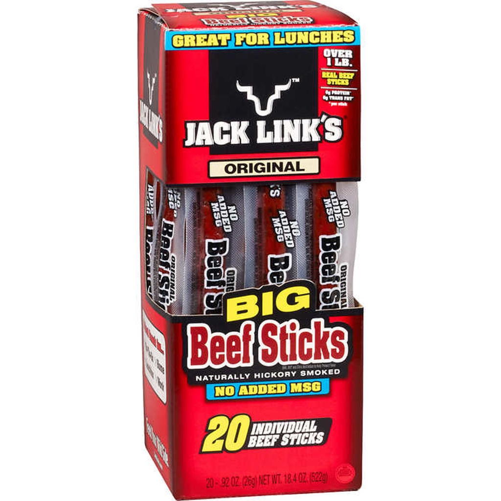 Jack Link's Big Beef Jerky Stick 20 ct 0.92 oz