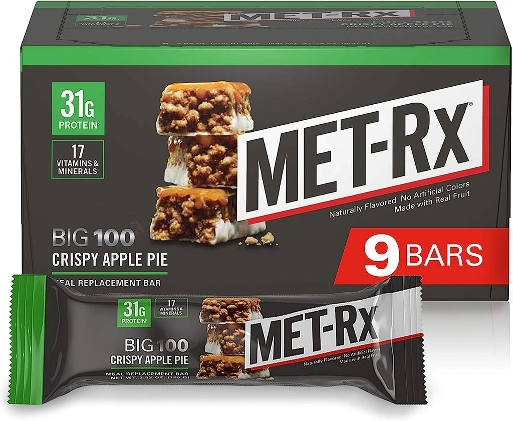 MET-RX Crispy Apple Pie 12ct Met 3.52oz