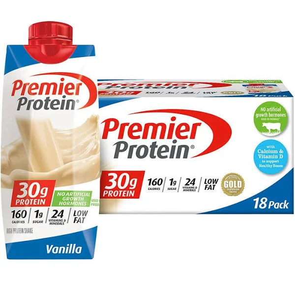 Premier Protein Shake Vanilla 18ct. 11oz
