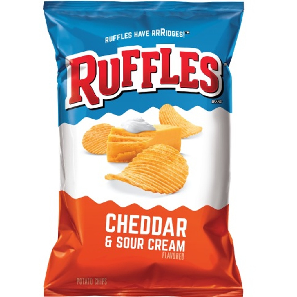 [21282 - DZ] Ruffles LSS Cheddar & Sour Cream 1.5 oz (Dozen (12ct))
