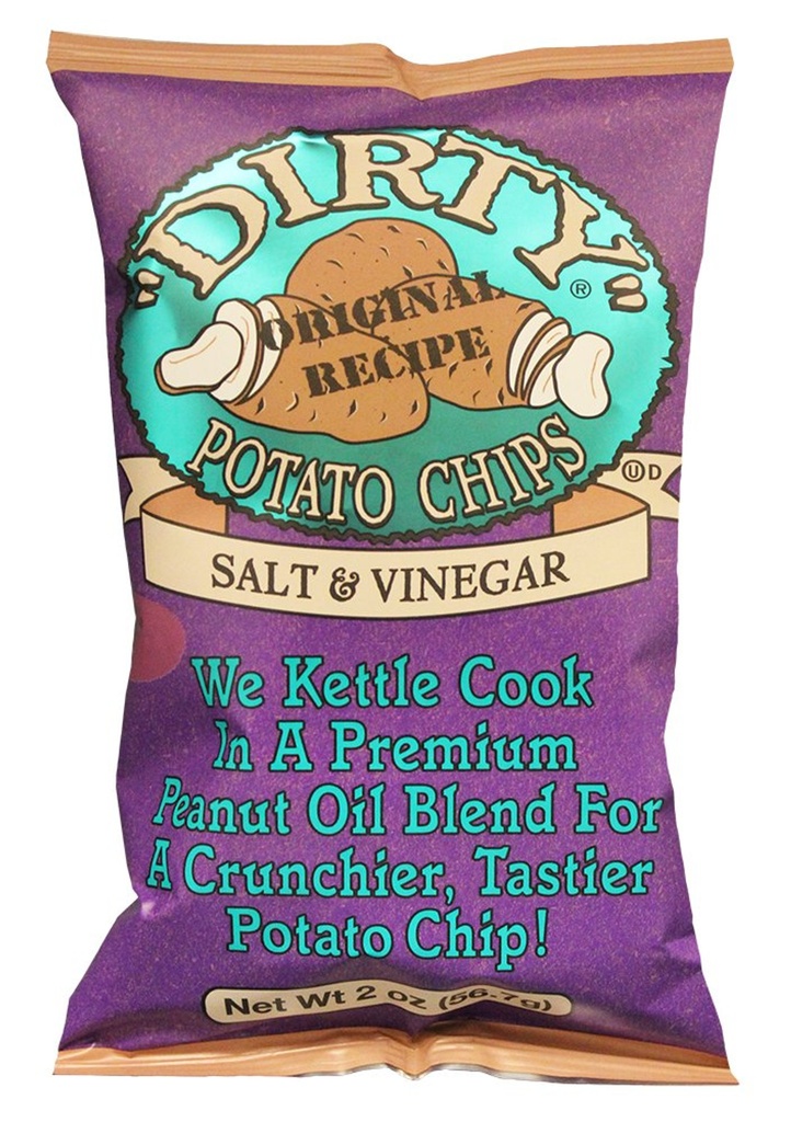 [21203 - DZ] Dirty Chips Salt & Vinegar 2 oz (Dozen (12ct))