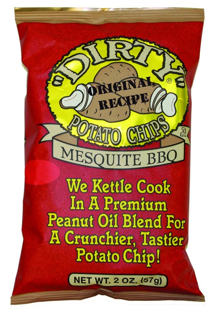 [21206 - DZ] Dirty Chips Mesquite BBQ 2 oz (Dozen (12ct))