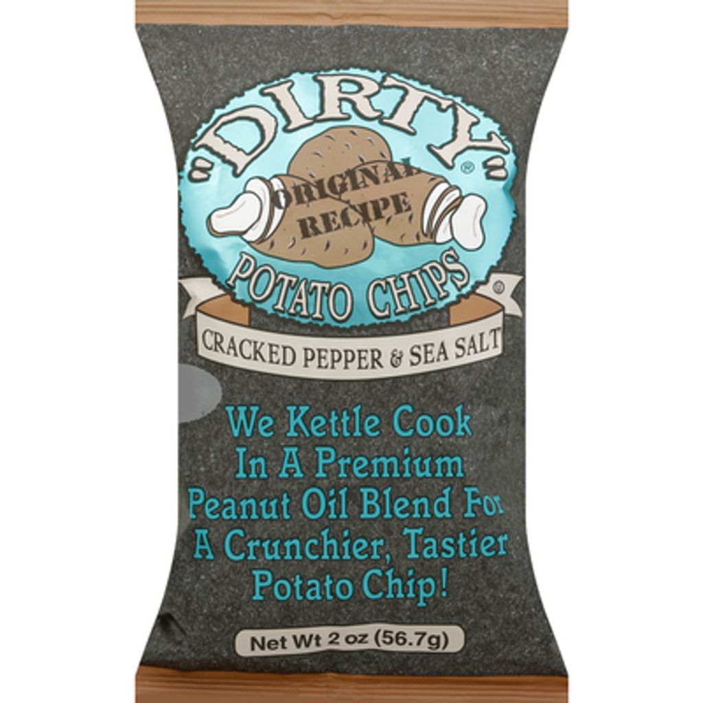 [21207 - DZ] Dirty Chips Cracked Pepper 2 oz (Dozen (12ct))