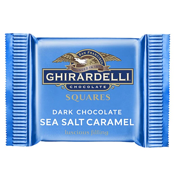 Ghirardelli Dark Caramel Sea Salt Chocolates 430ct