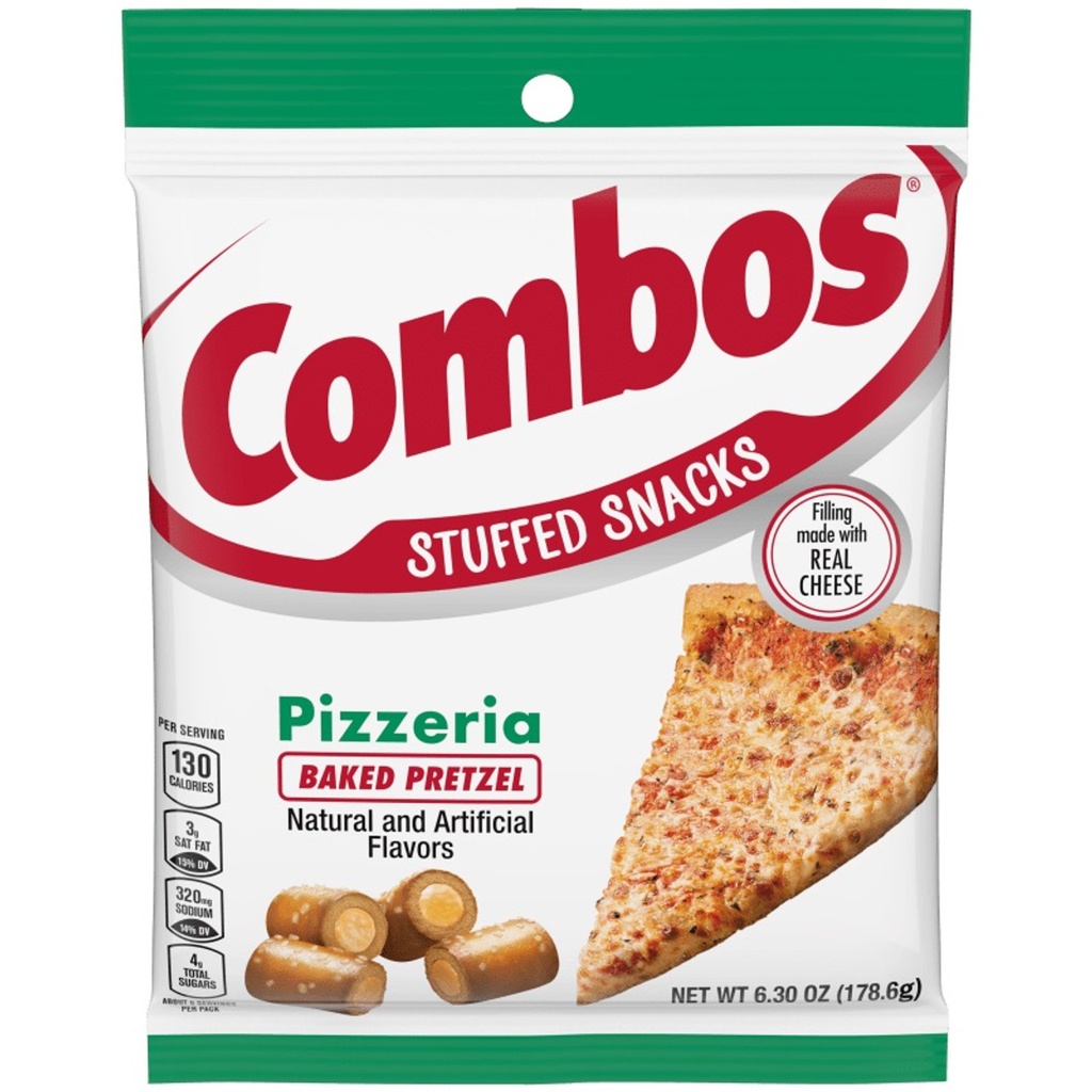 Combos Snacks Pretzel Pizzeria 12 ct 6.3 oz