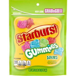 Starburst Sour Gummy 8oz 8ct