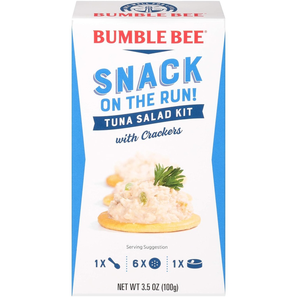 Bumble Bee Tuna Salad w/ Crackers Snack on the Run 9ct 3.5oz