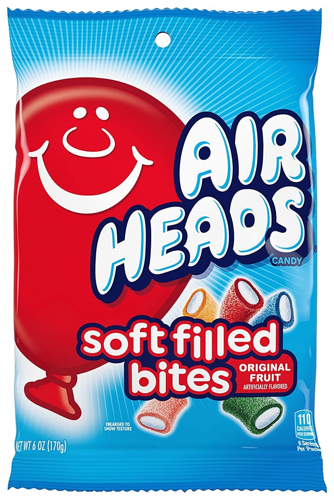 Airhead Soft Filled Bites 12 ct 6 oz