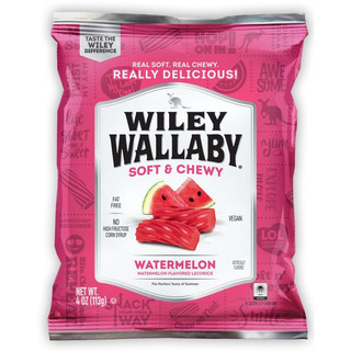 Wiley Wallaby Watermelon Licorice 12ct 4oz