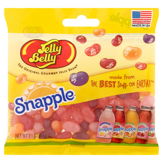 Jelly Belly Snapple Mix 12 ct 3.1 oz Peg Bag