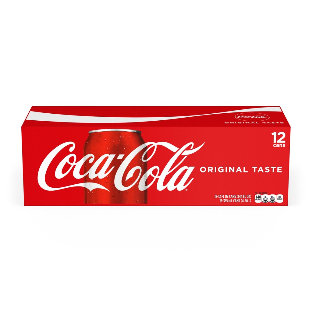 Coke Classic Coca Cola Can 12 ct 12 oz