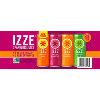 IZZE Sparkling Juice Variety 24 ct 8.4 oz