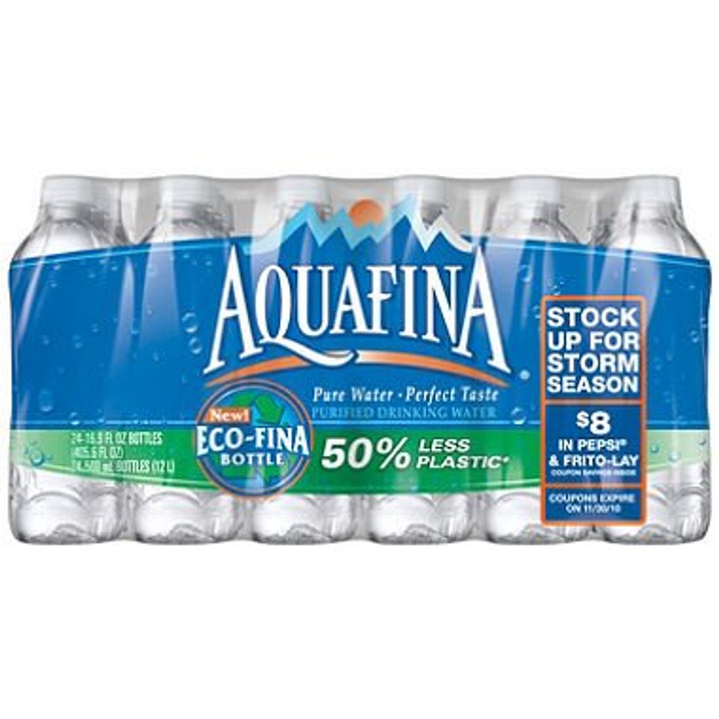 Aquafina Purified Water 24 ct 20 oz