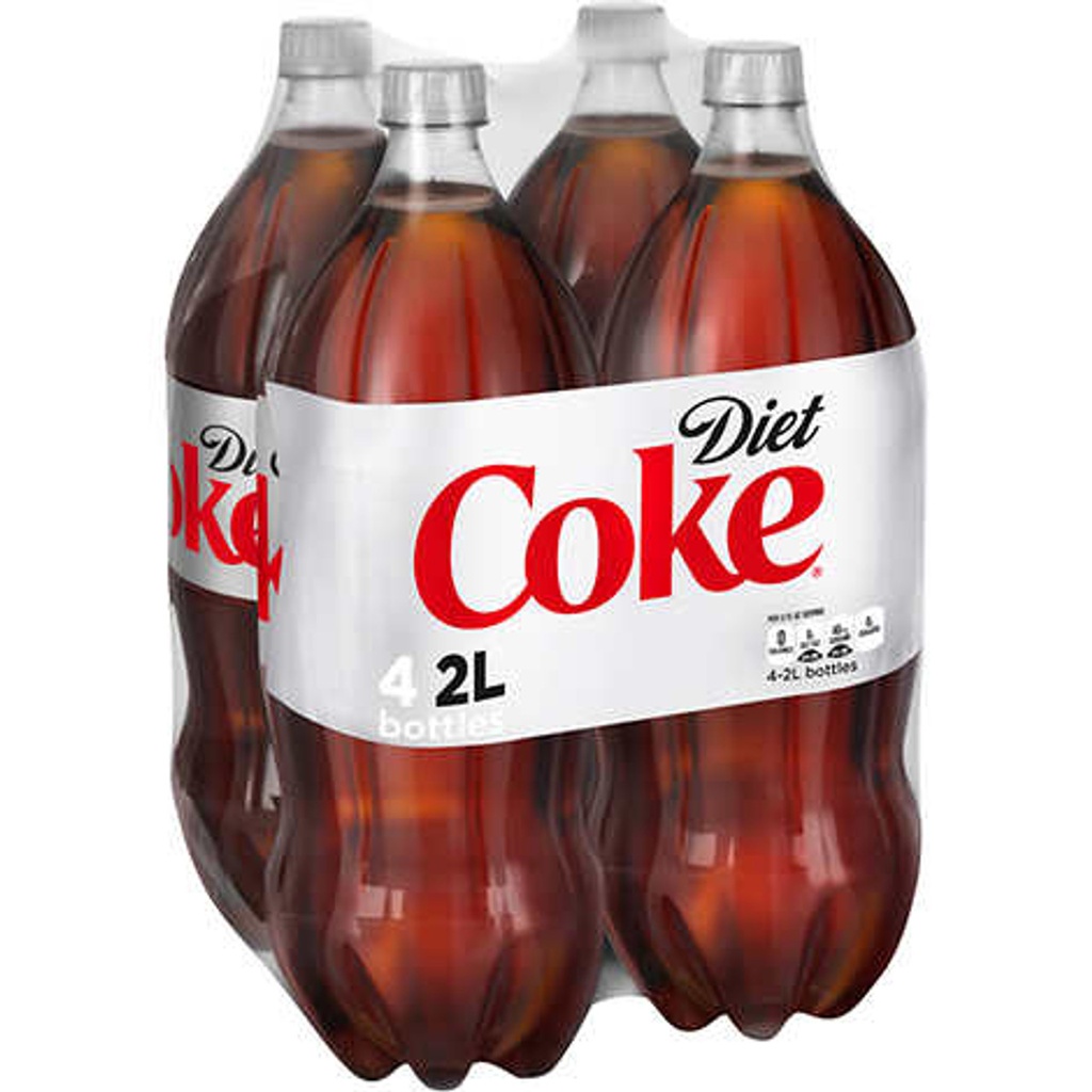 Diet Coca Cola 4ct 2 Liter