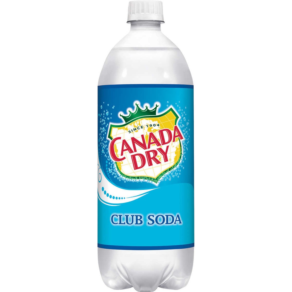Canada Dry Club Soda 15 ct 1 Liter