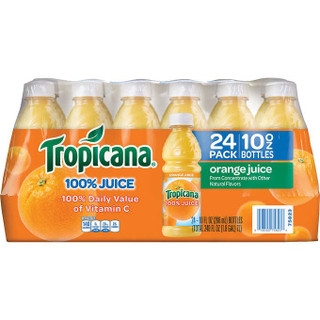 Tropicana 100% Orange Juice 24 ct 10 oz