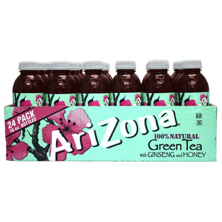 Arizona Green Tea Ginseng & Honey Bottle16oz 24ct