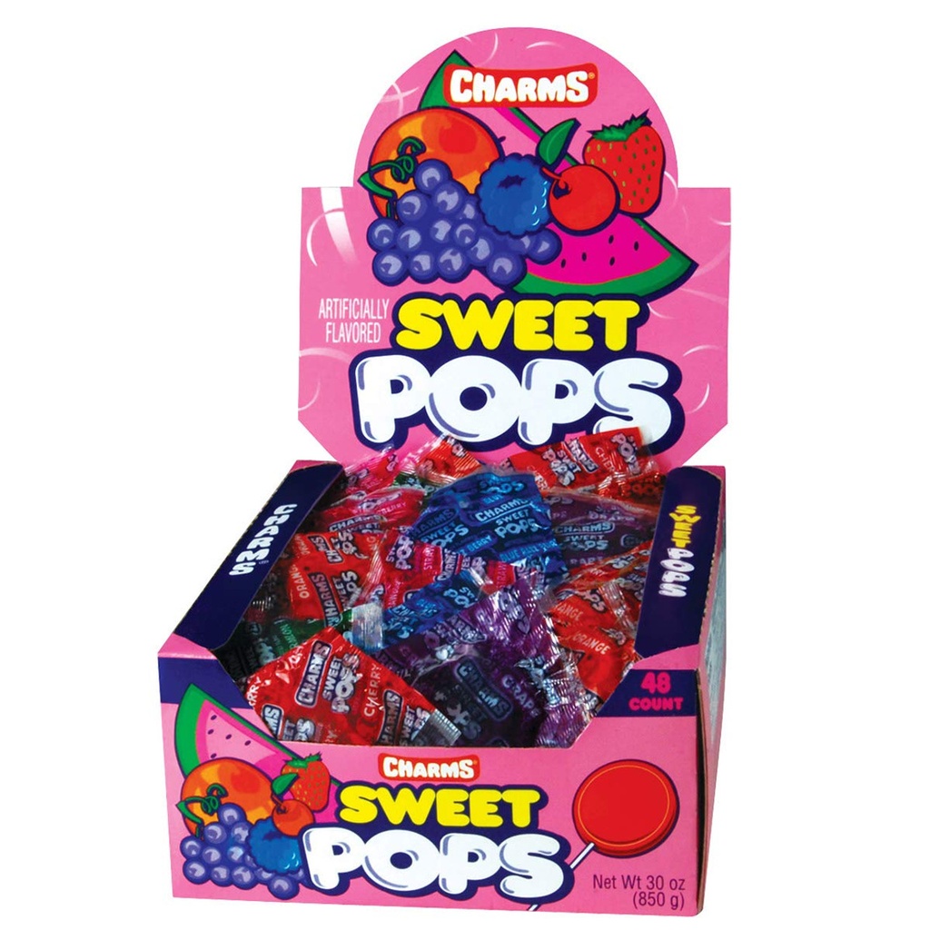 Charms Sweet Pop Assorted 48 ct