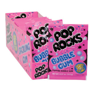 Pop Rocks Bubble Gum 24 ct 0.37 oz Slim Box