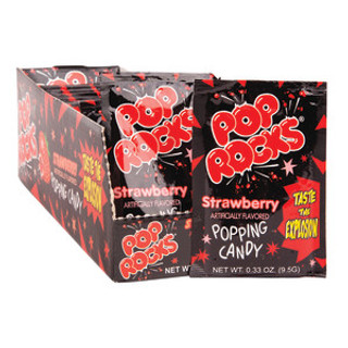 Pop Rocks Strawberry 24 ct 0.33 oz Slim Box
